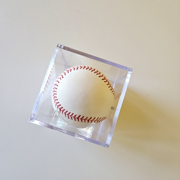 Ralph Branca MLB Los Angles Dodgers W/ Case Rawlings Autographed Signed Baseball - Picture 7 of 10